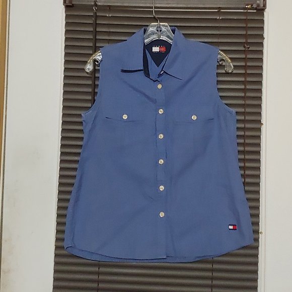 Tommy Hilfige  sleeveless blouse size 10 - Picture 2 of 10